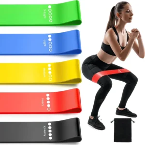TPE Resistance Bands Fitness Set for Strength Training Workout Yoga Gym Equipment