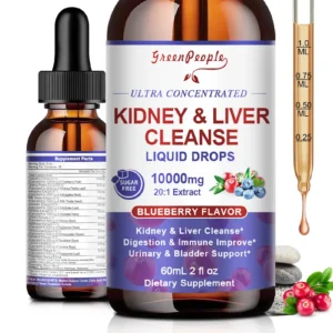 Kidney Cleanse Repair Drops, Kidney Liver Support Supplement Urinary Tract, Bladder