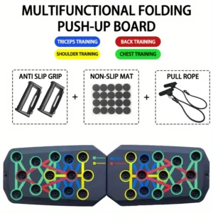 Push-up Board Set Portable Push-up Bar Foldable Fitness Equipment For Chest Abdomen Arms/Back Training